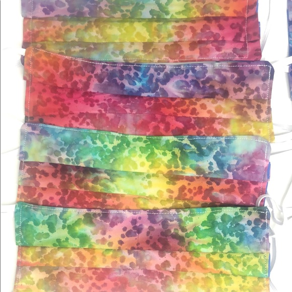 Accessories Rainbow Splash Fusible Interfacing Face Mask Poshmark